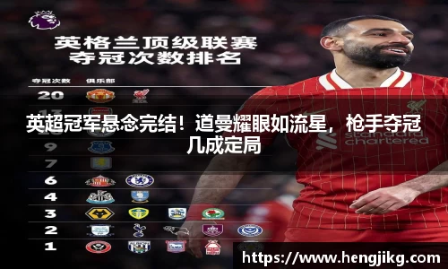 英超冠军悬念完结！道曼耀眼如流星，枪手夺冠几成定局